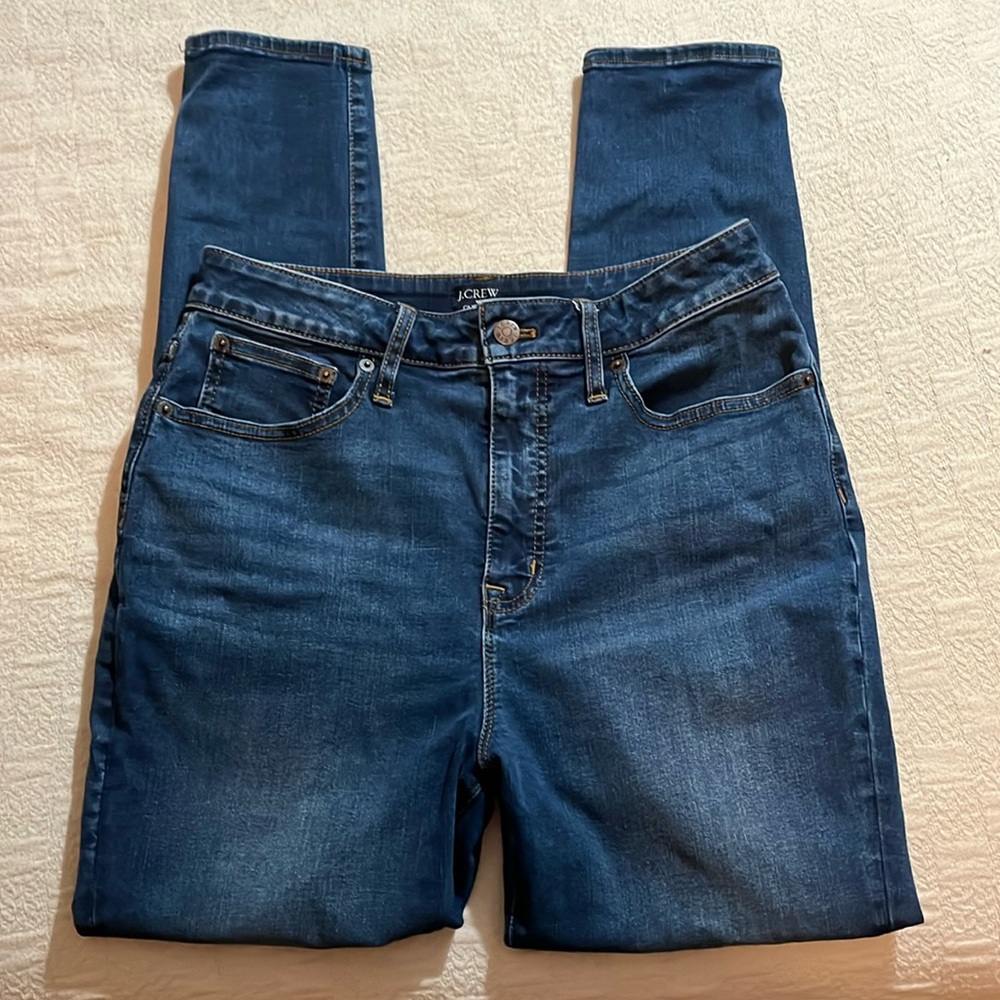 J. Crew Curvy 10” High-Rise Skinny Jeans